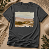 Desert Dunes Horizon Tee — Watercolor Landscape T-Shirt