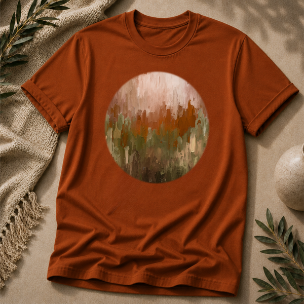 Autumn Canopy | Earth-Tone Abstract Graphic T-Shirt
