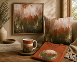Autumn Canopy | Earth-Tone Abstract Graphic T-Shirt