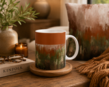 Autumn Canopy | Terracotta Accent Ceramic Mug