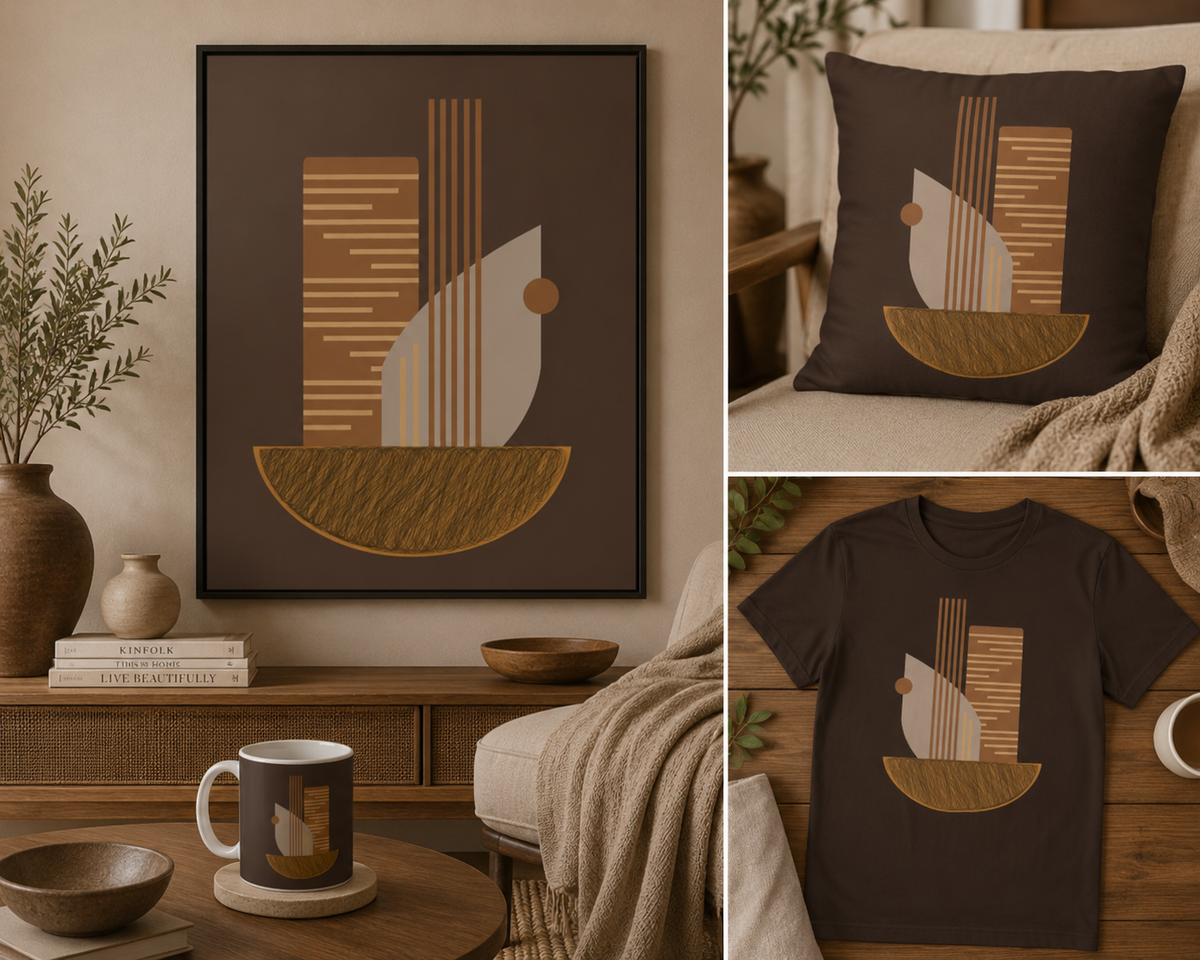 Balanced Earth - Morning Geometry Mug