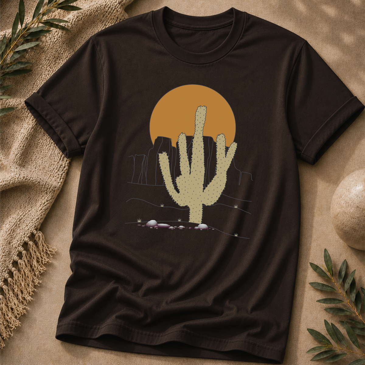 Desert Sunset Cactus Tee