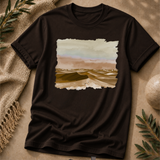 Desert Dunes Horizon Tee — Watercolor Landscape T-Shirt
