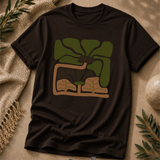 Rooted Canopy Graphic T-Shirt - Earthy Botanical Nature Tee