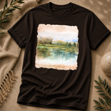 Misty Wetland at Dawn T-Shirt