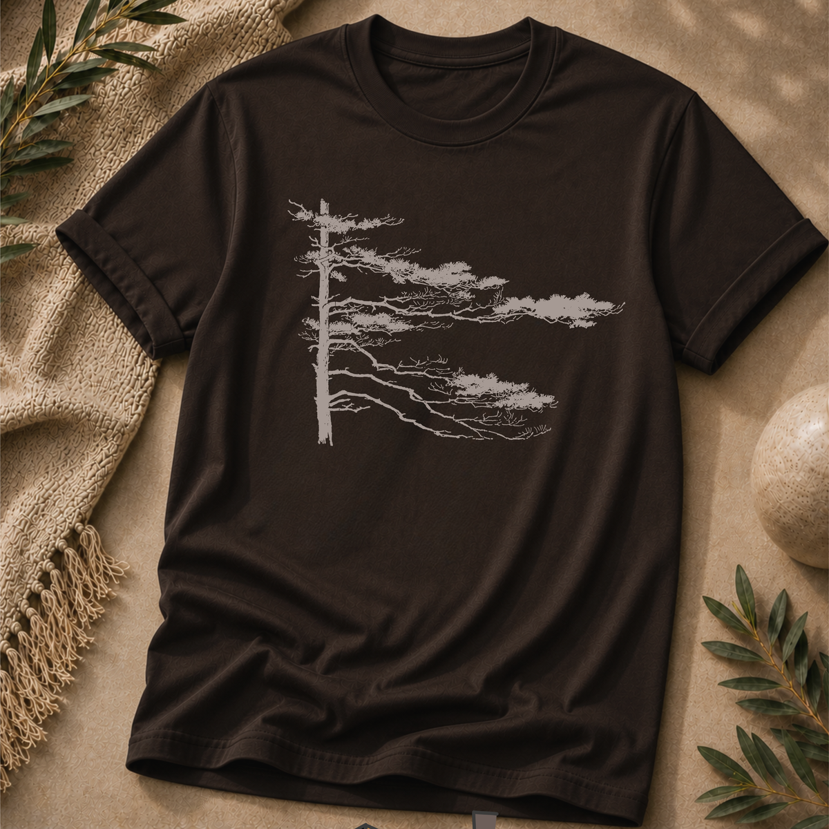 Serene Nature - Windblown Pine T-Shirt