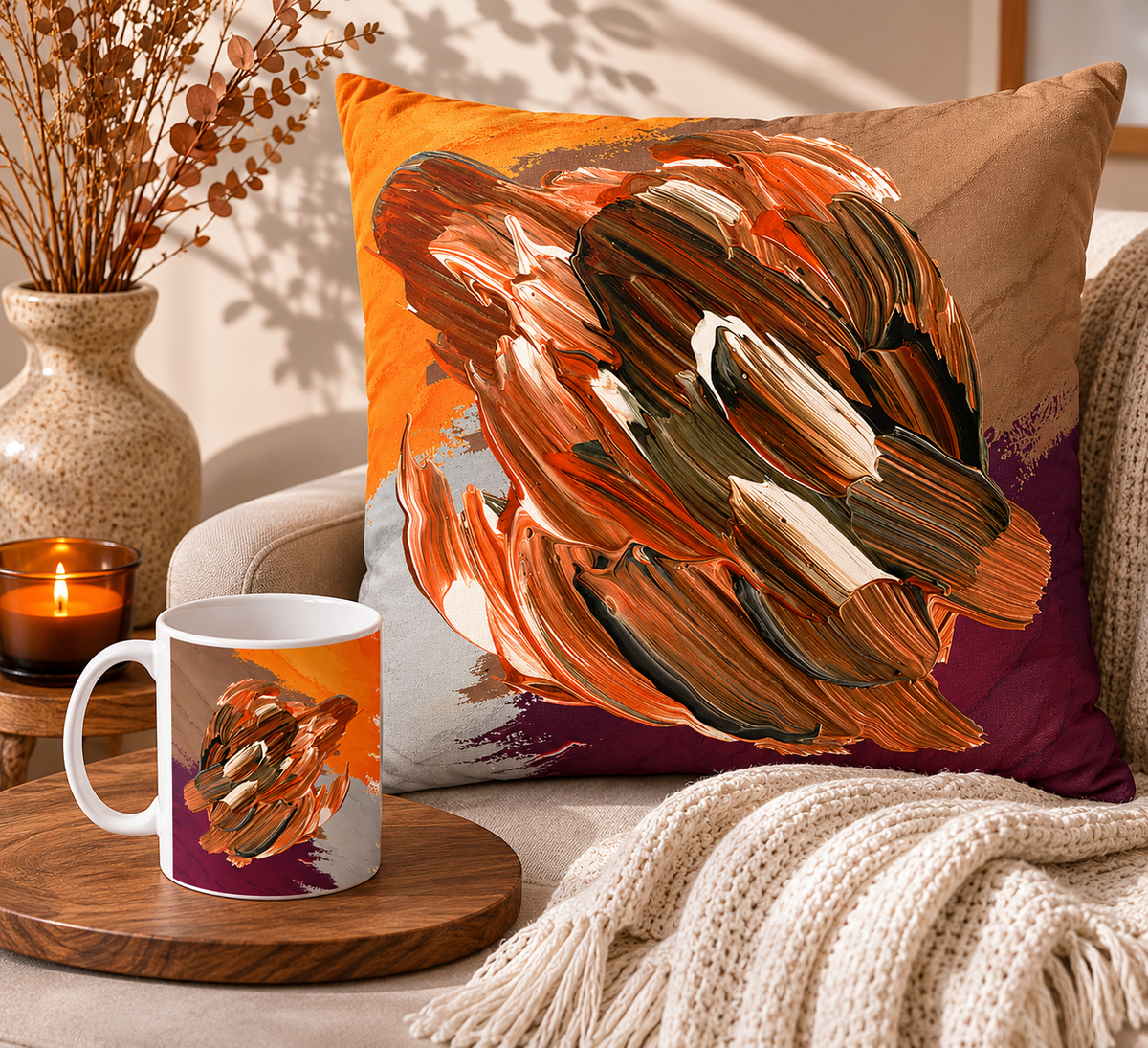 Brushfire Cushion Cover
