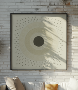 Quiet Orbit Mandala Design Canvas