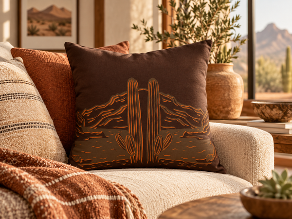 Desert Echo Pillow Cover
