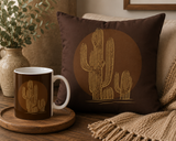 Desert Sun Saguaro Ceramic Mug