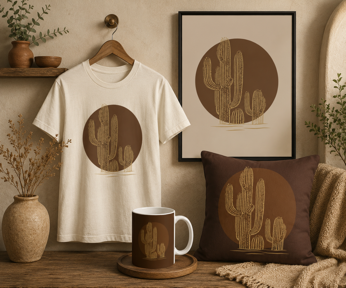 Desert Saguaro Framed Wall Art