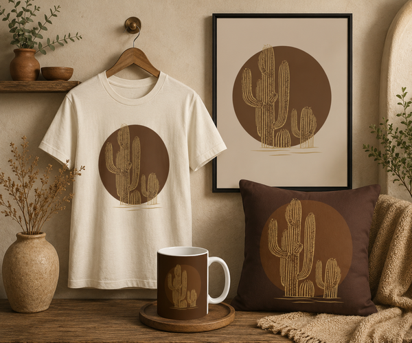 Desert Sun Saguaro Tee