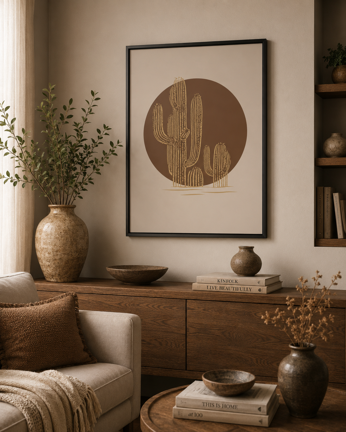 Desert Saguaro Framed Wall Art