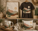 Desert Sunrise Ceramic Mug