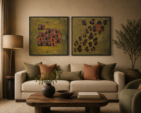 Earthen Echoes Framed Wall Art