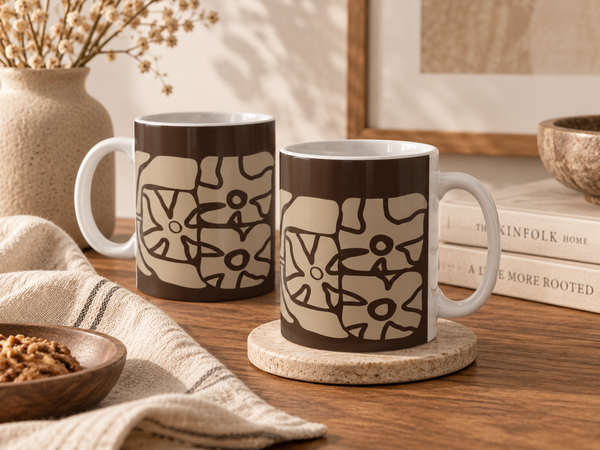 Earthen Bloom Ceramic Mug