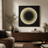 Eclipse Bloom Wall Canvas - Frameless