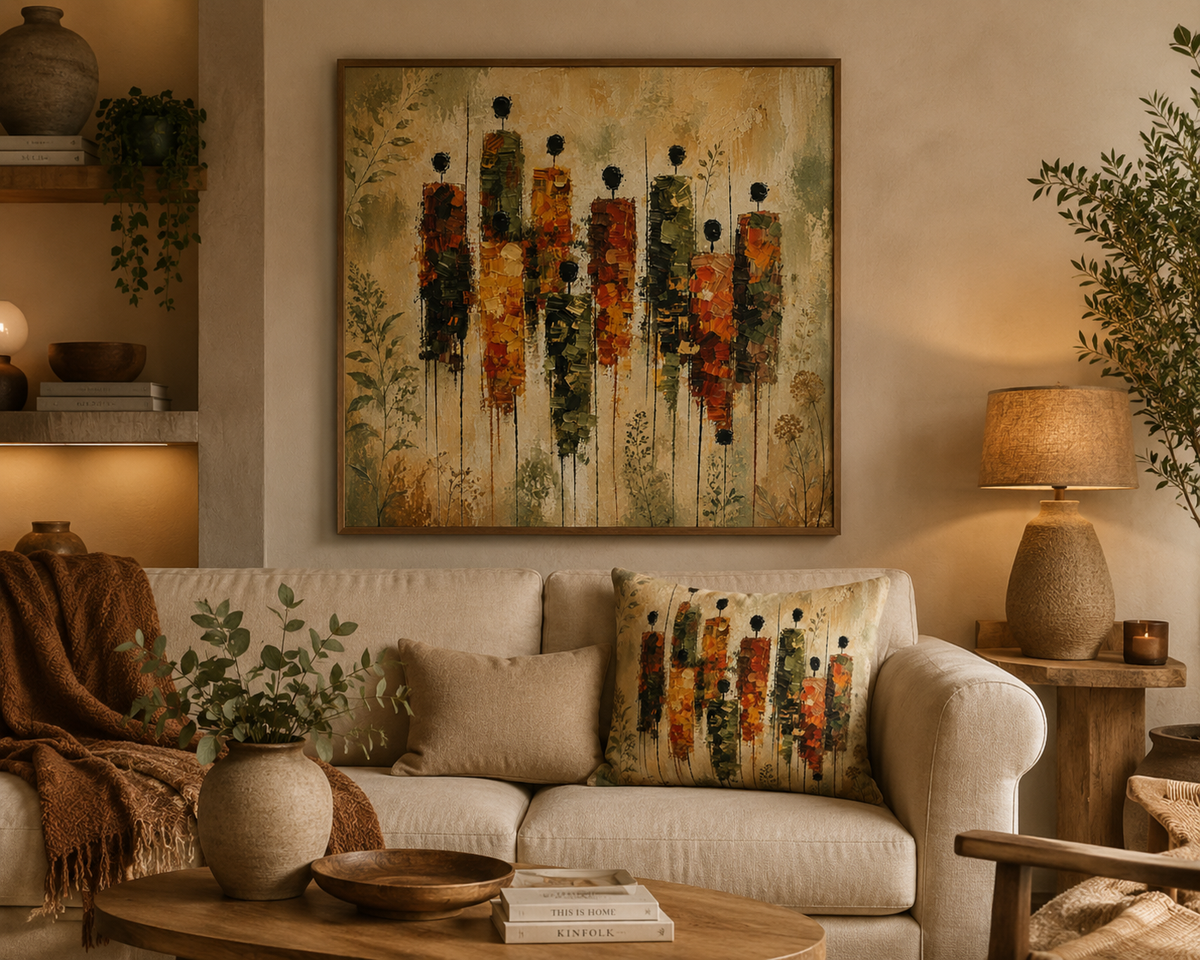 Gathered Earth Matte Canvas Print