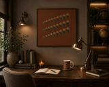 Gathered Rhythm Earth-Tone Wall Art