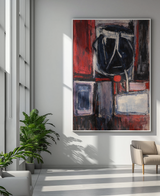 Abstract Expressionism Matte Canvas Print