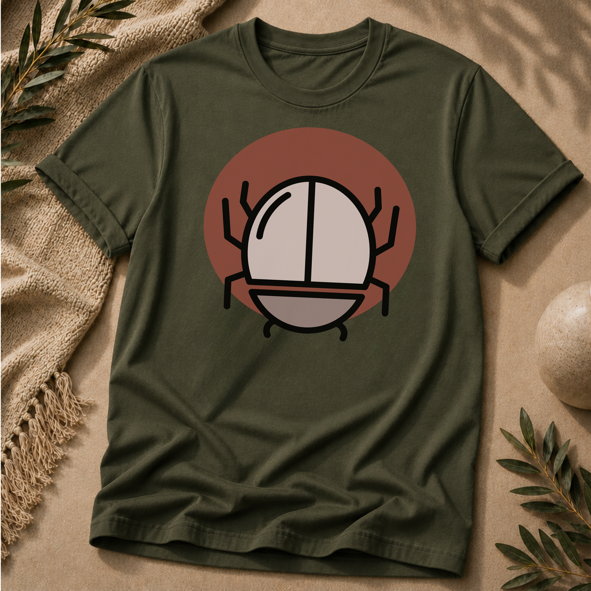 Minimalist Scarab Beetle Tee