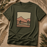 Desert Scene T‑Shirt — Southwestern Cactus Landscape Tee