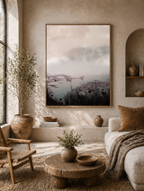 Serene Mist  Lakeside Wall Art