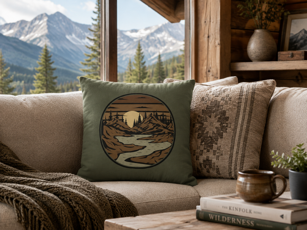Mountain Passage Pillow Cover