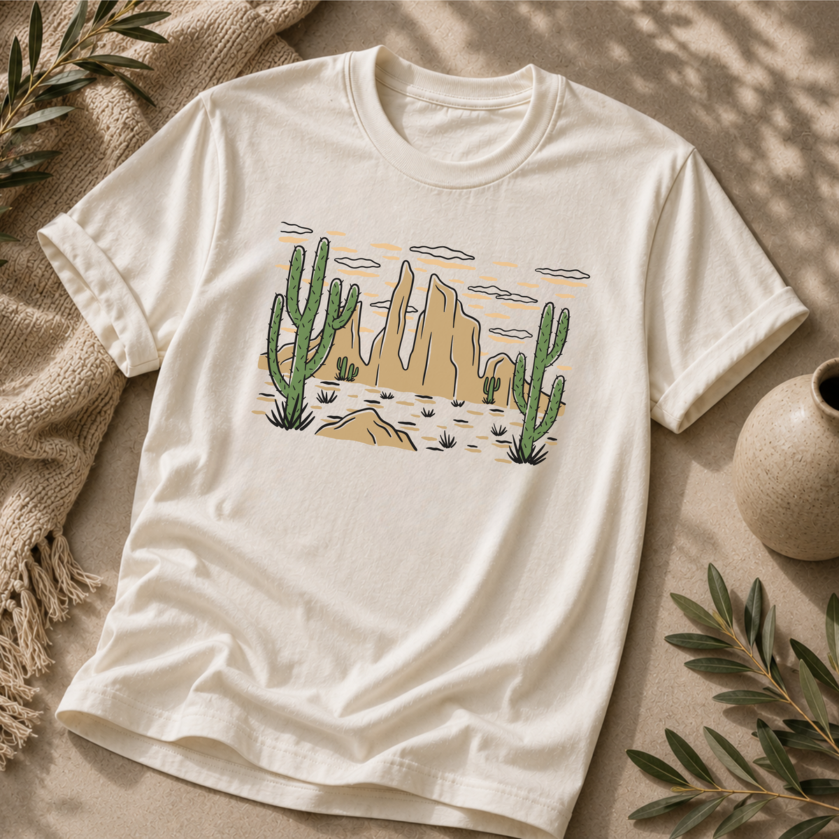Silent Mesa - Worn Desert Graphic Tee