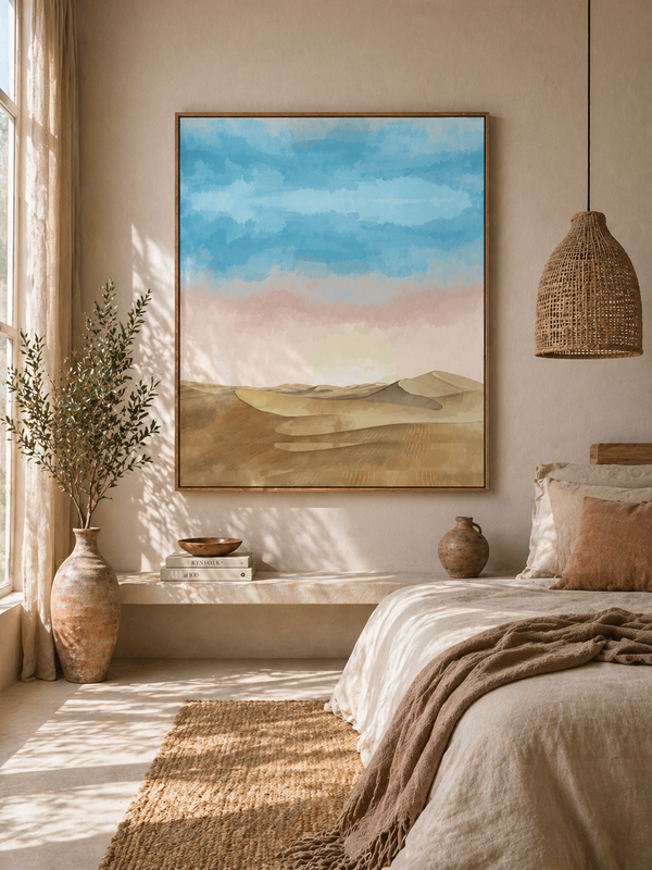 Desert Dunes Matte Canvas Print — Stretched 1.25" Wall Art