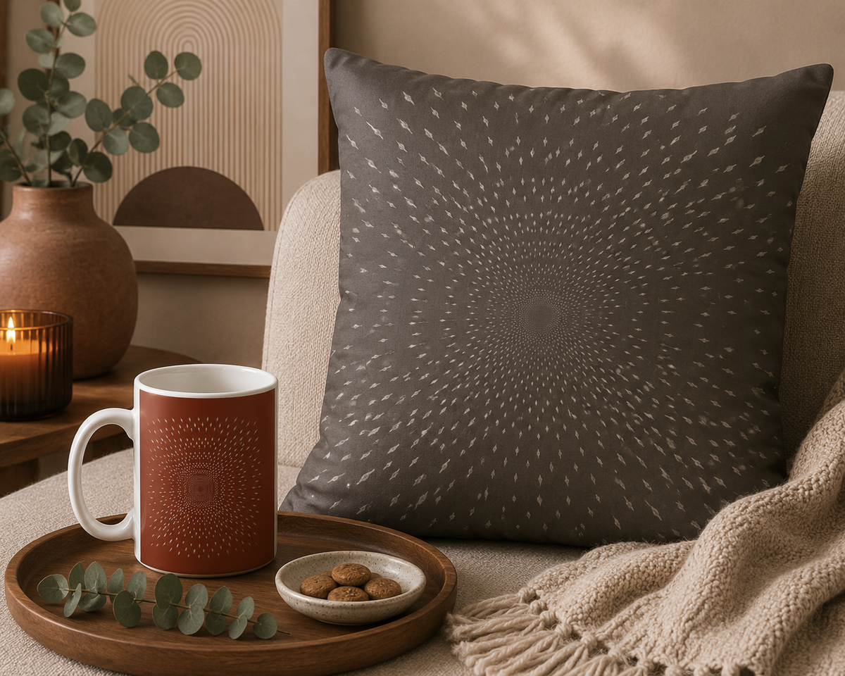 Quiet Orbit – Decorative Pillowcase