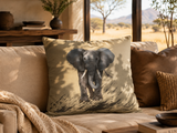 Quiet Strength Elephant Pillow Cover
