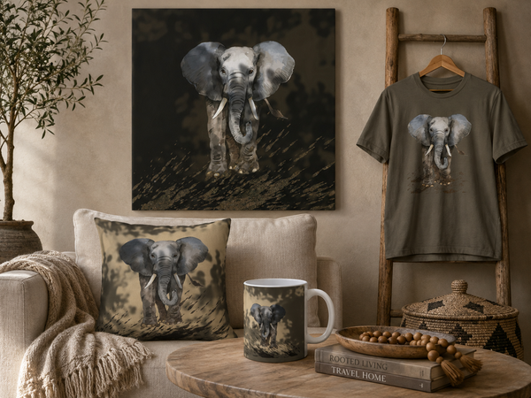 Quiet Strength Elephant Graphic Tee