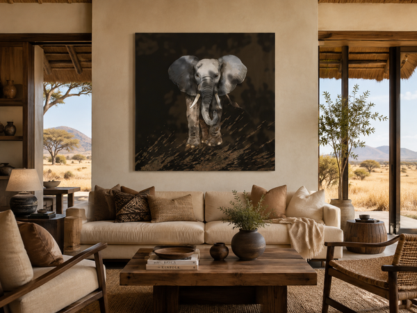 Quiet Strength Elephant Wall Art