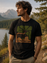 Rooted Canopy Graphic T-Shirt - Earthy Botanical Nature Tee