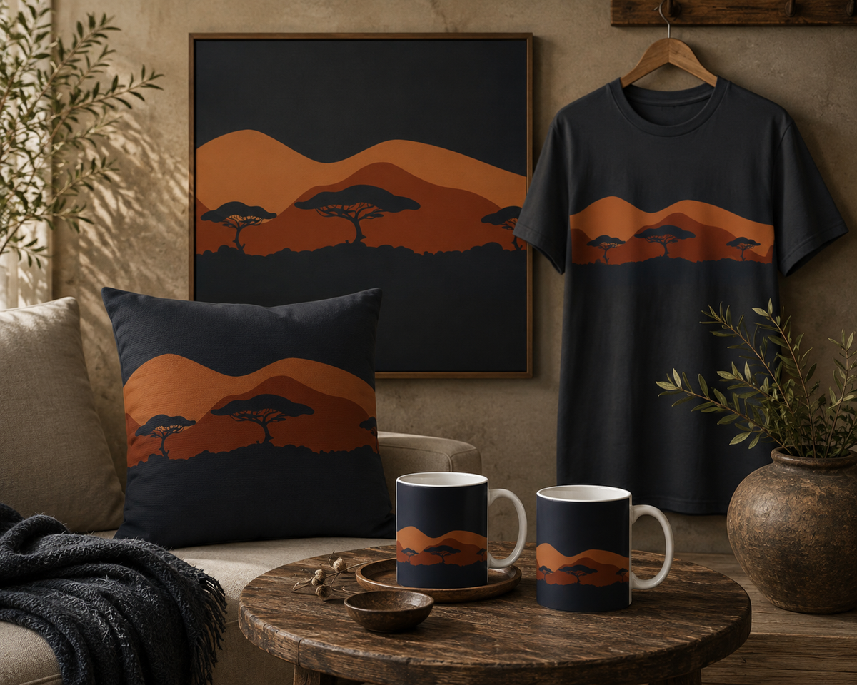 Savannah Horizon Throw Pillow Cover