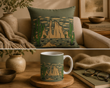 Silent Mesa - Canyon Rest Throw Pillow Cover