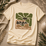 Rooted Canopy Graphic T-Shirt - Earthy Botanical Nature Tee