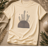 Desert Stillness Cactus T-Shirt – Earthy Minimal Desert Graphic Tee