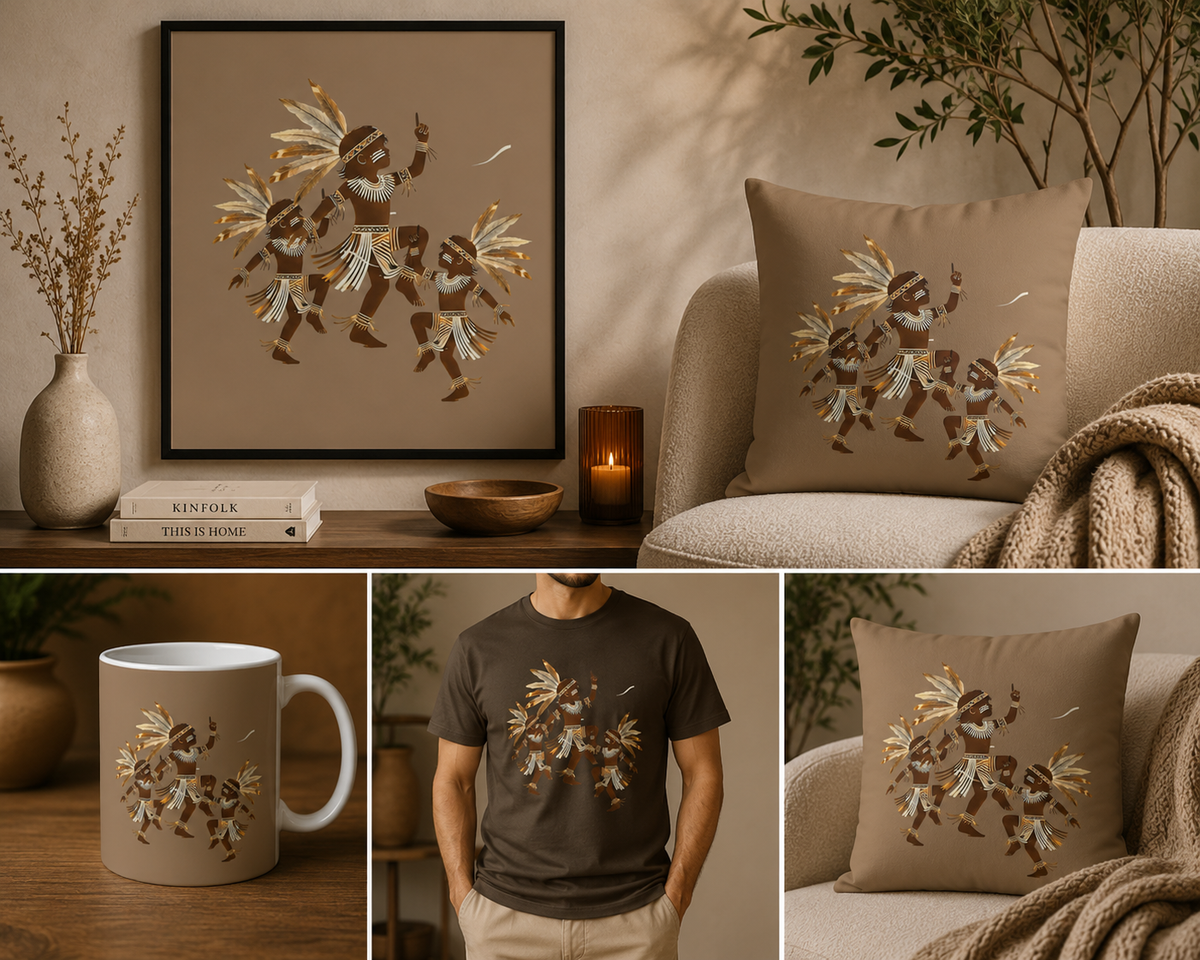 Tribal Fluid Ceramic Mug