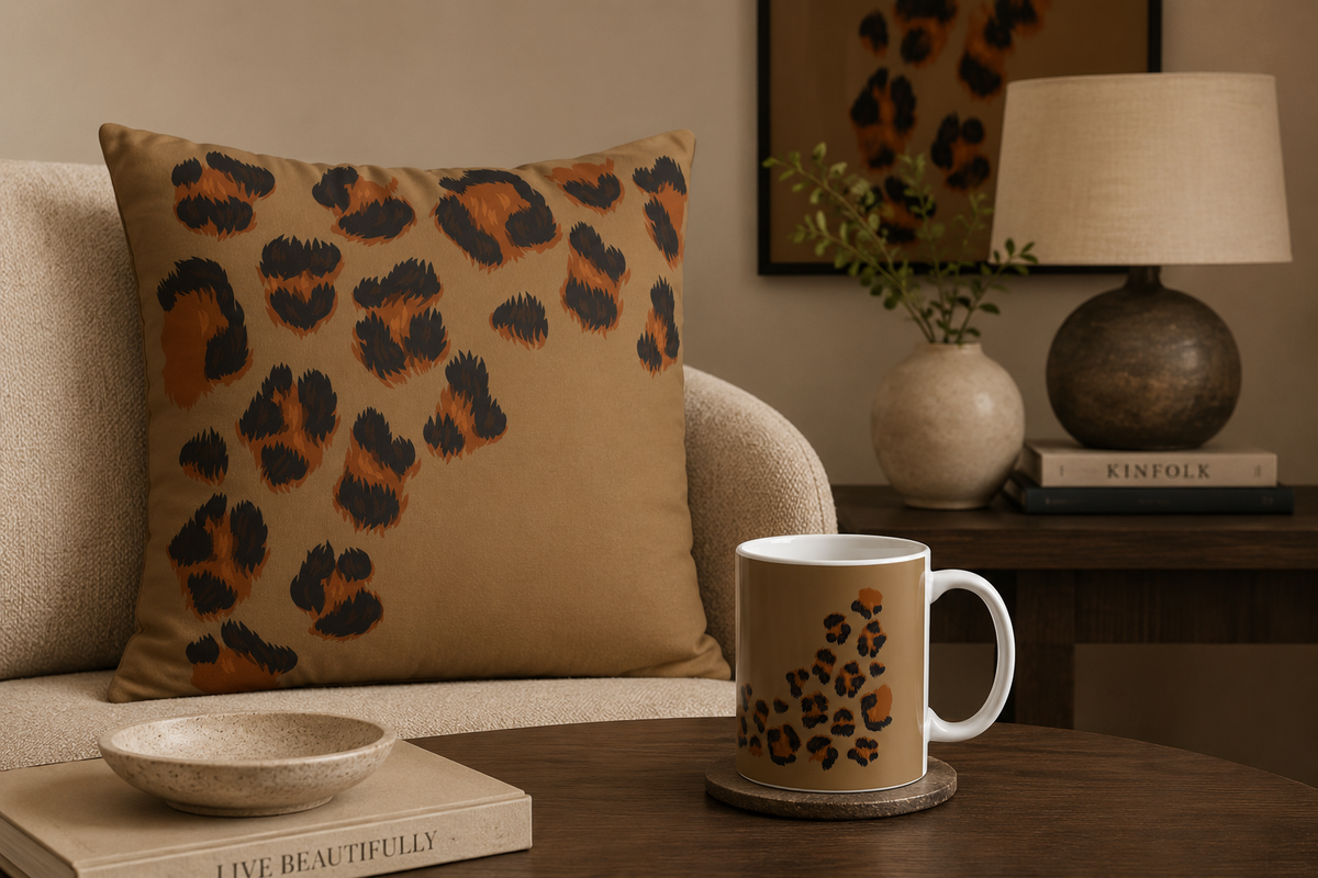 Wild Trace Throw Pillow Cover