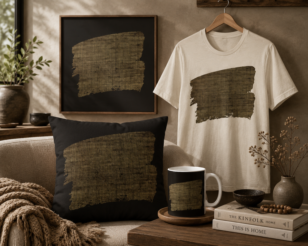 Woven Earth Stoneware Mug