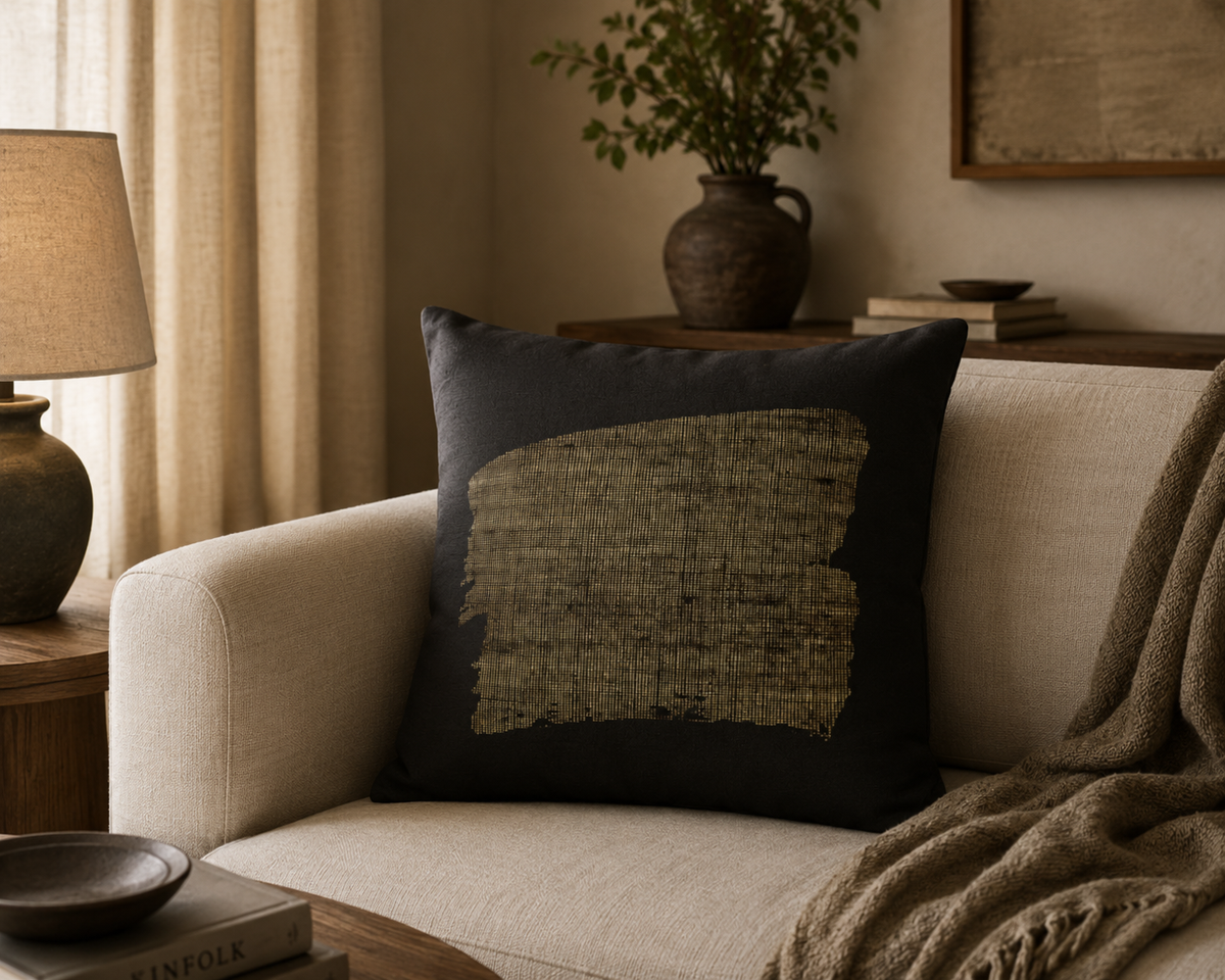 Woven Earth Accent Pillowcase