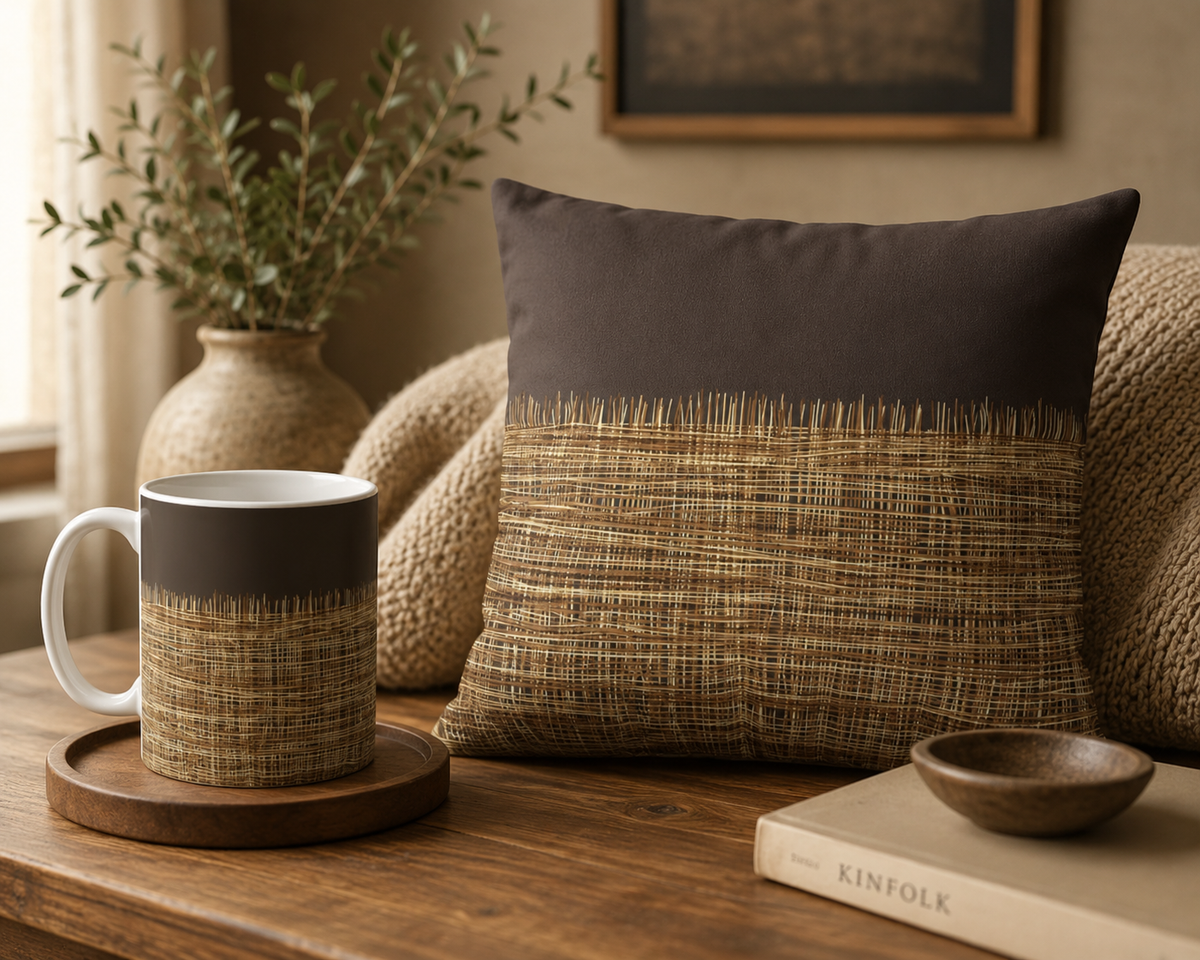 Woven Rhythm Morning Mug