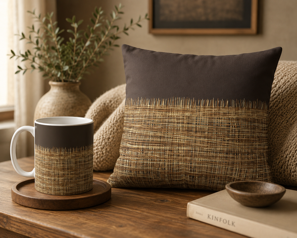Woven Rhythm Pillow Cover